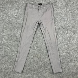 Hype Pants Womens Size 9 Gray Skinny Casual Stretch Mid Rise Modern Basic Soft